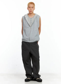 mens-cotton-zip-up-hoodie-vest-il511