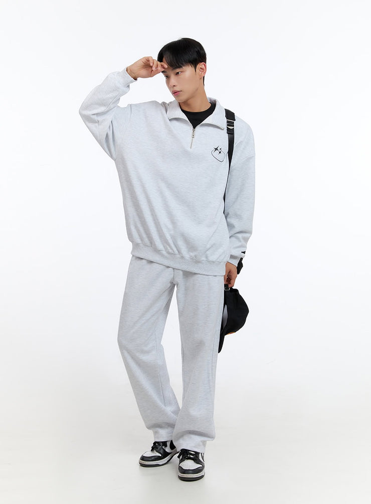 mens-banded-cotton-solid-sweatpants-white-is412