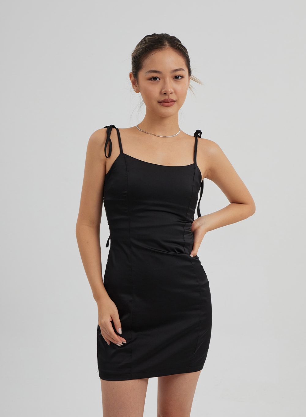 Satin Mini Dress CF313