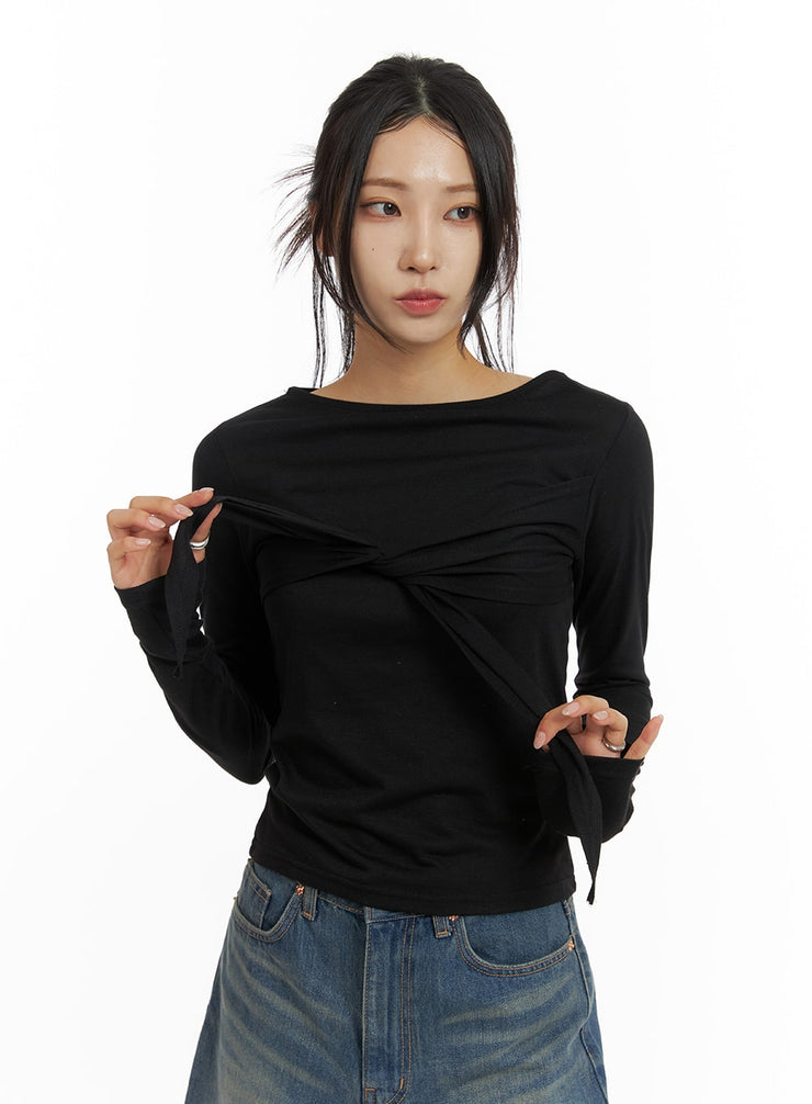 ribbon-slim-fit-long-sleeve-top-cf429