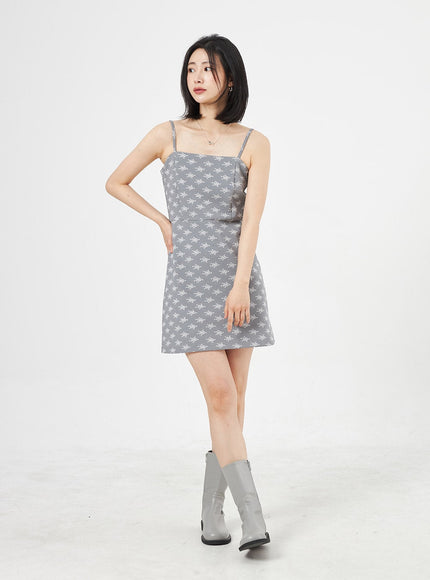 Rose Print Mini Dress OA310