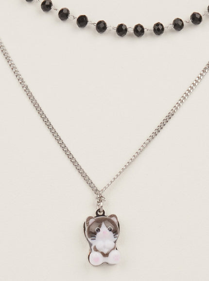 midnight-blackcat-layer-necklace-im528
