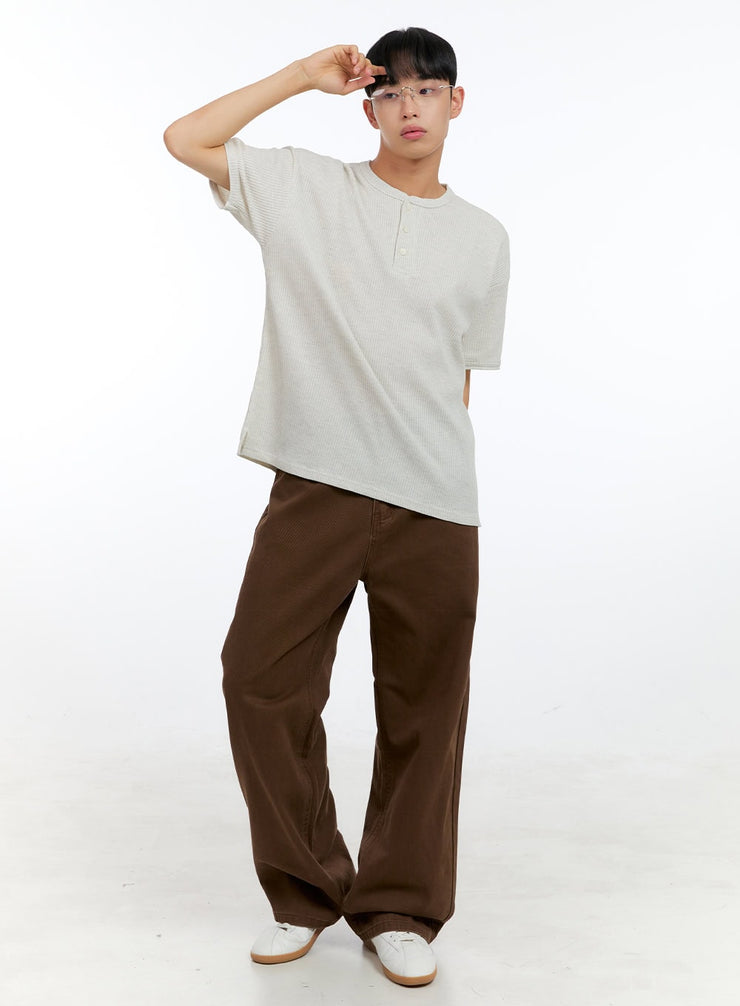 mens-solid-cotton-wide-leg-pants-brown-ig416