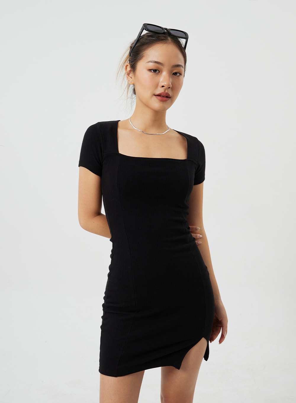 Korean Short Sleeve Dresses Australia Short Sleeve Mini Dress CM303 Korean Short Sleeve Dresses Australia Short Sleeve Mini Dress CM303