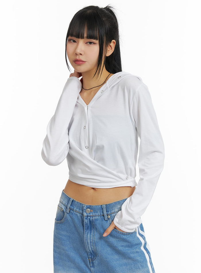 hooded-solid-ruched-long-sleeve-tee-cm407
