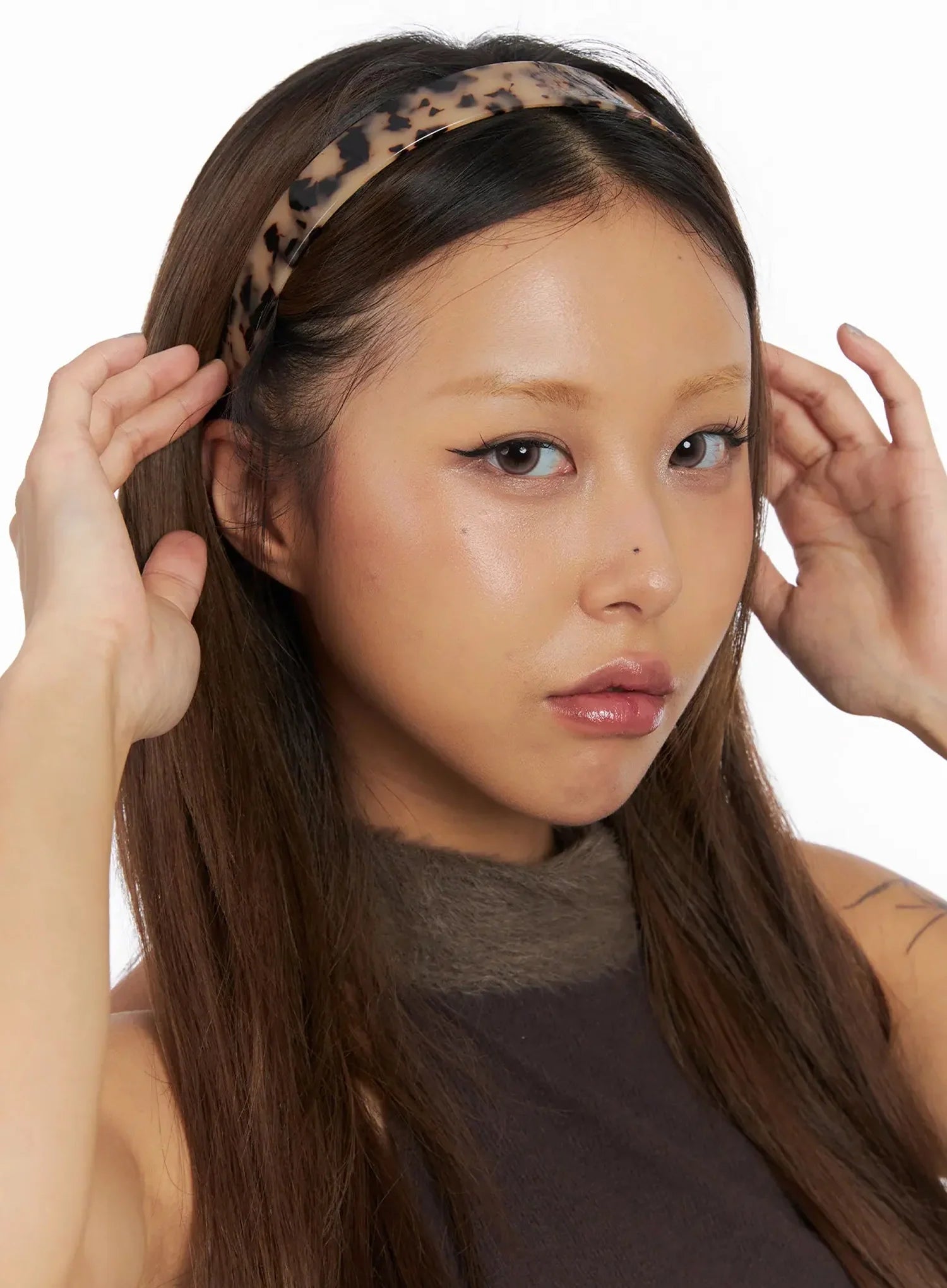 leopard-print-slim-headband-in525