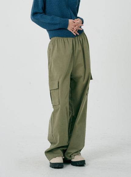 Cargo Wide Pants ID08