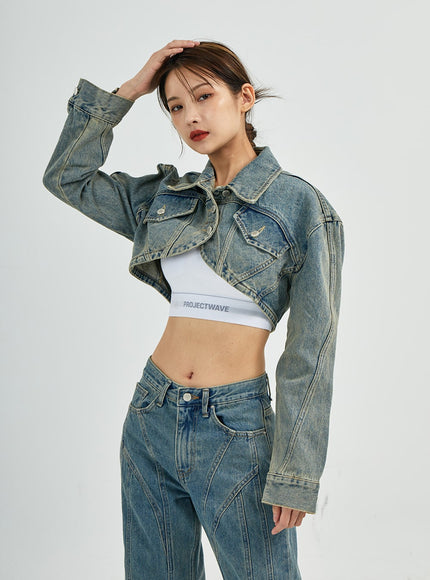 Silvia Washing Jeans Jacket CS27