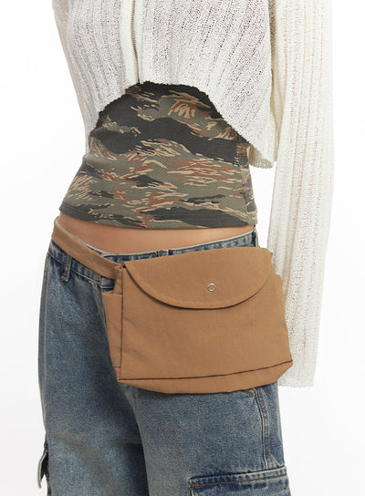 square-belt-bag-ia528 / Beige