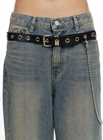 Eyelet Chain Belt CO513