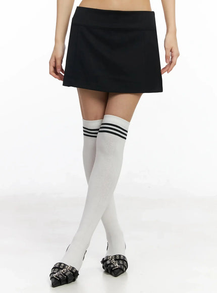 low-rise-mini-skirt-im530 / Black