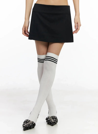 low-rise-mini-skirt-im530 / Black