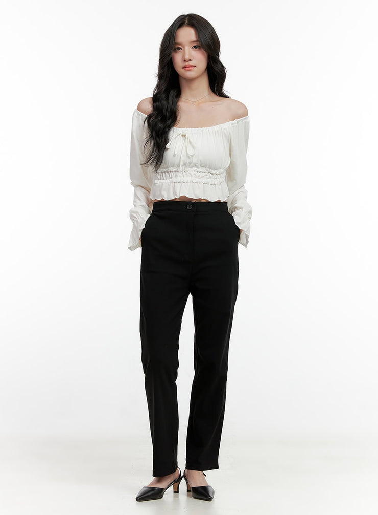 tailored-comfy-slacks-on404 / Black