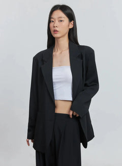classic-oversized-blazer-black-iu512 / Black