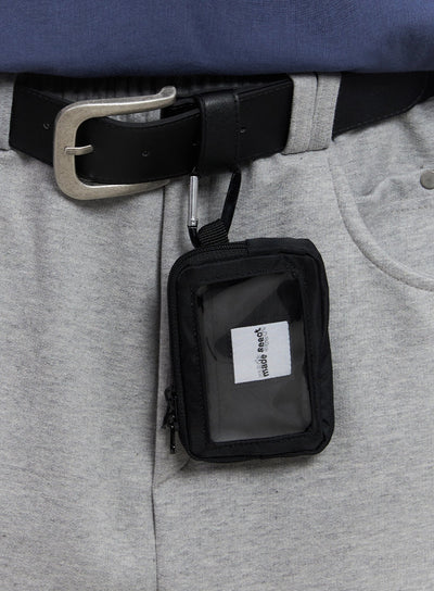 mini-cardholder-keychain-pouch-ic503 / Black