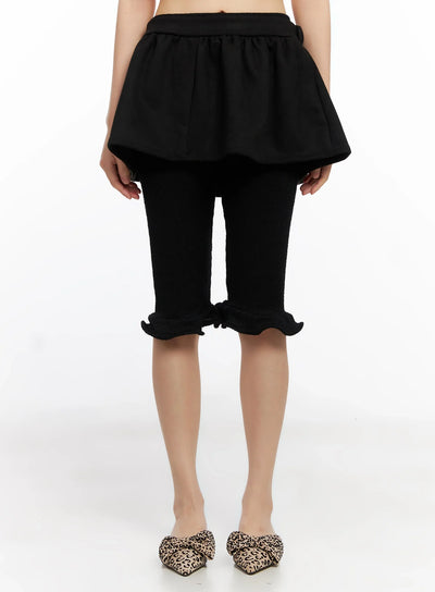 classic-skater-skirt-in503 / Black