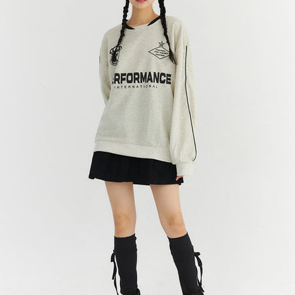 corduroy-pleated-mini-skirt-co330 / Black