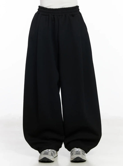 wide-leg-training-pants-cm531 / Black