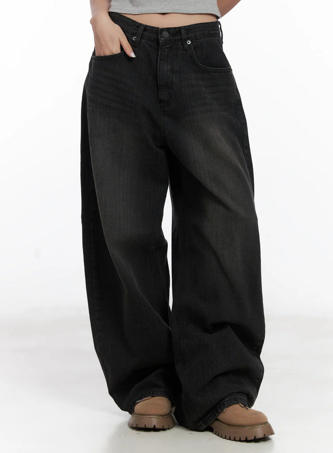 aliana-baggy-jeans-cn528 / Black