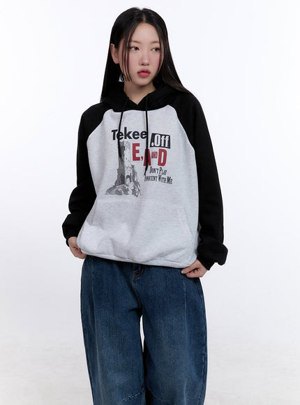 Casual Oversized Graphic Hoodie CJ513