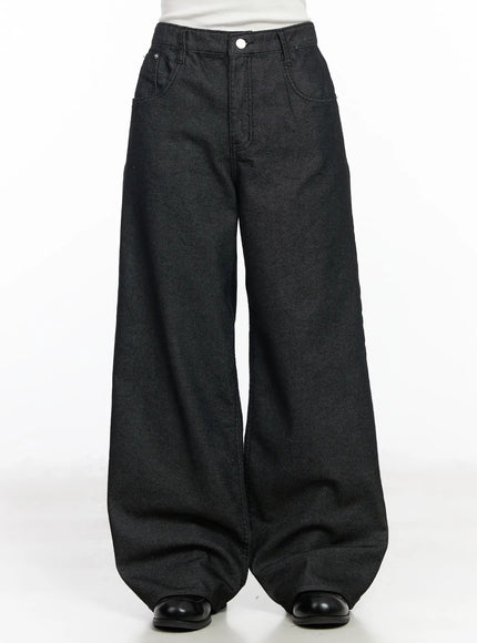 ashton-wide-leg-jeans-cm531 / Black