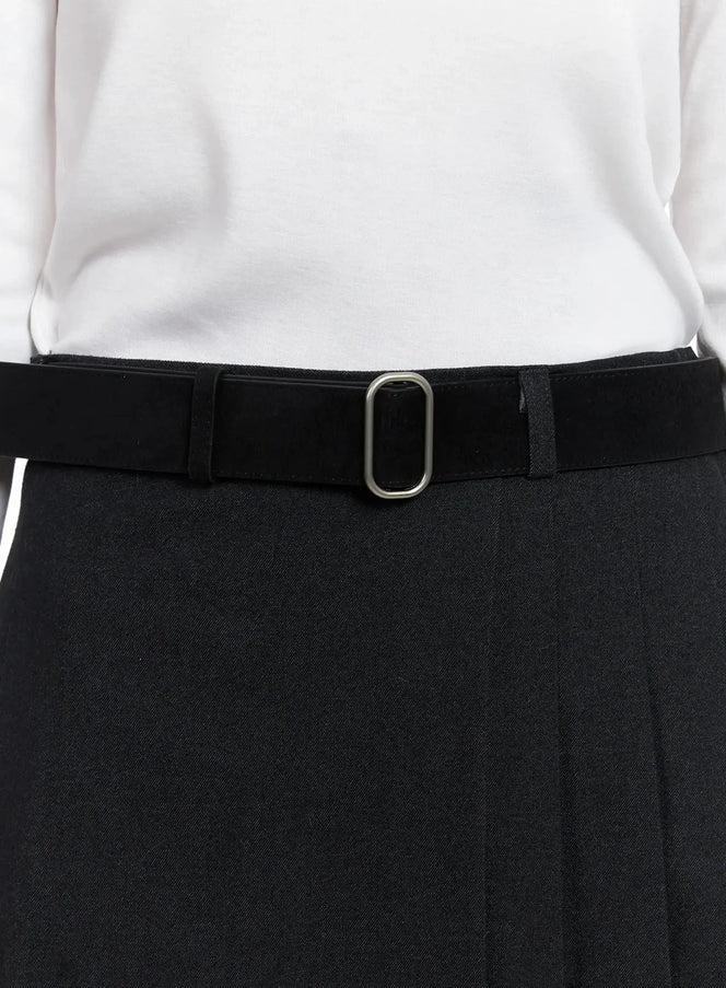 minimal-square-belt-in528 / Black