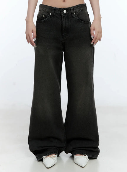 Eunhee Wide-Leg Flare Denim Jeans CL530