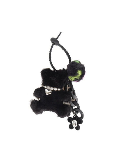 mens-teddy-keychain-iy520 / Black