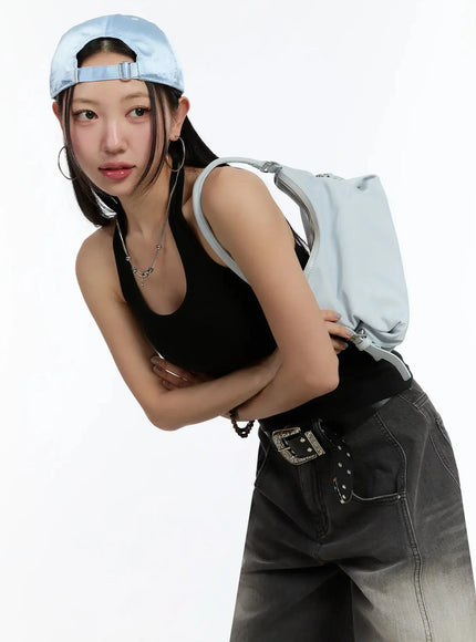 cotton-halter-top-im509 / Black