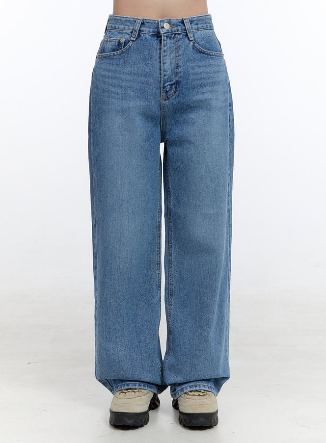 brynn-light-washed-wide-leg-jeans-oo407 / Blue