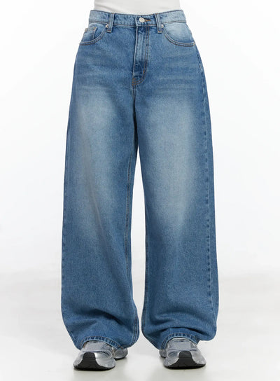 iliana-wide-leg-jeans-ij529 / Blue