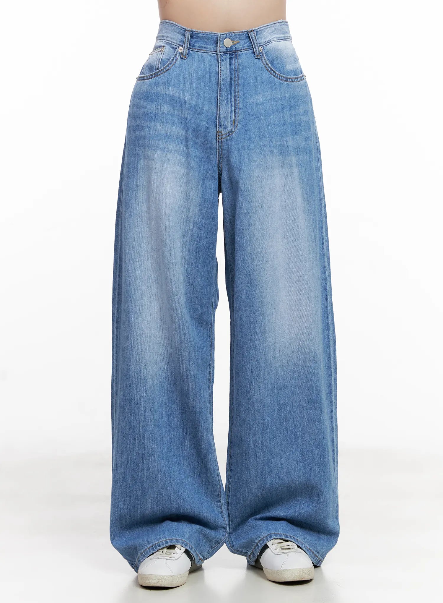 Leg Jeans Australian Denim Brands Jungeun Wide-Leg Summer Denim