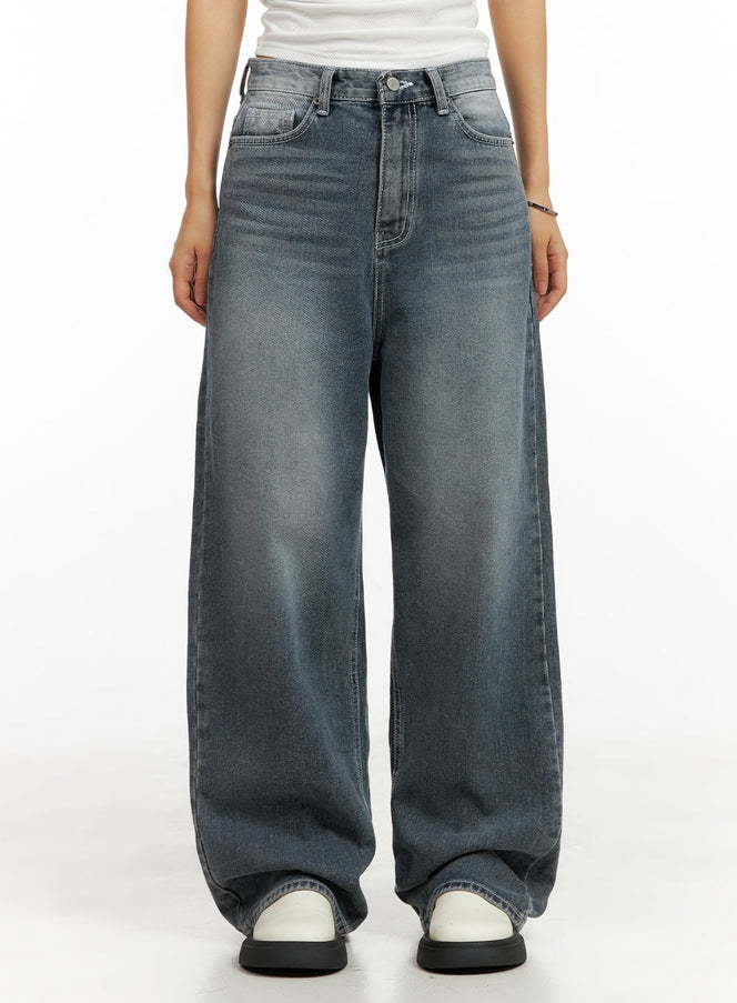 sky-washed-baggy-jeans-cl431 / Blue