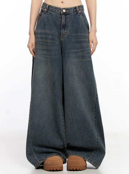 skyler-washed-balloon-fit-jeans-in503 / Blue