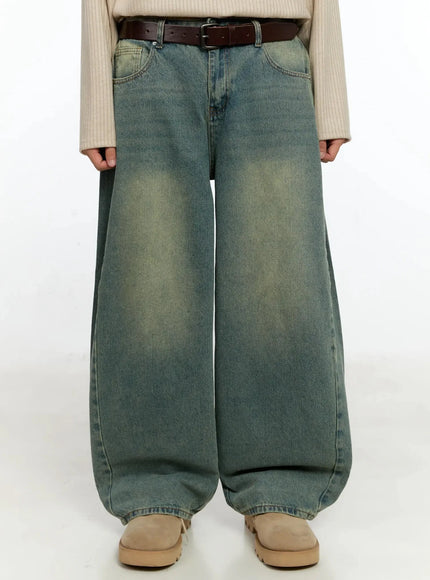 mens-vintage-wash-side-point-jeans-in525 / Blue