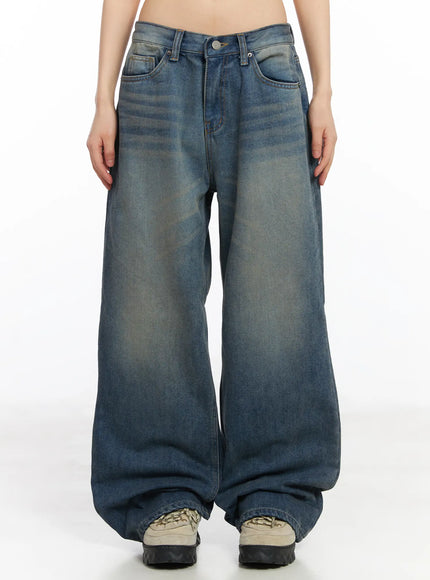 miriam-wide-leg-jeans-cd519 / Blue