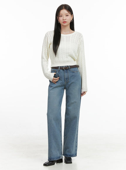 hope-sleek-straight-fit-denim-jeans-os41 / Blue