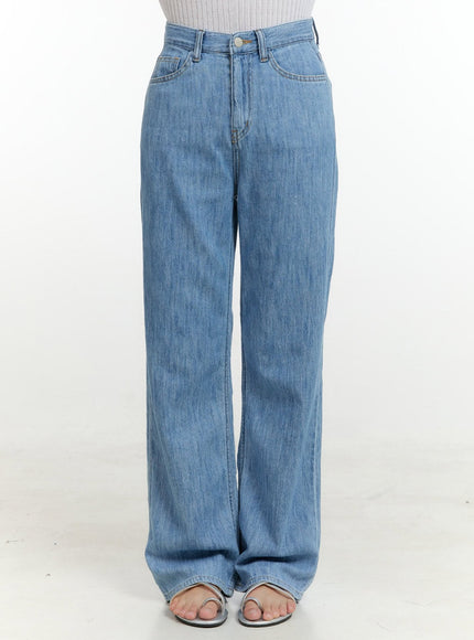 loose-fit-straight-jeans-ol424 / Blue