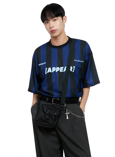 mens-stripe-jersey-tee-ig520 / Blue