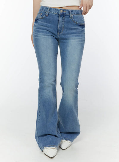 leena-stretch-bootcut-jeans-iy511 / Blue