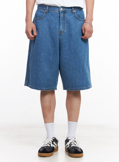 mens-wide-fit-jorts-iu512 / Blue