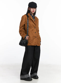 oversized-suede-jacket-cd529 / Camel