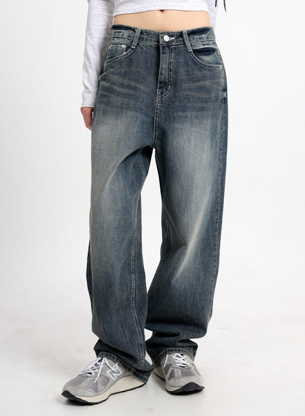 Low Waist Baggy Jeans CM415 - Acubi style | LEWKIN – LEWKIN