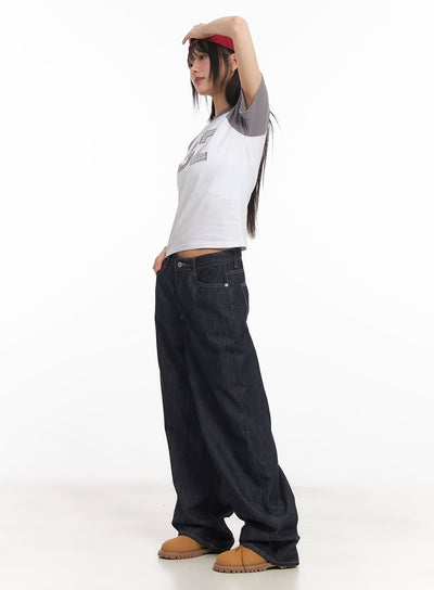 ivara-wide-leg-jeans-ca522 / Dark blue