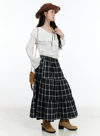plaid-maxi-skirt-cn517