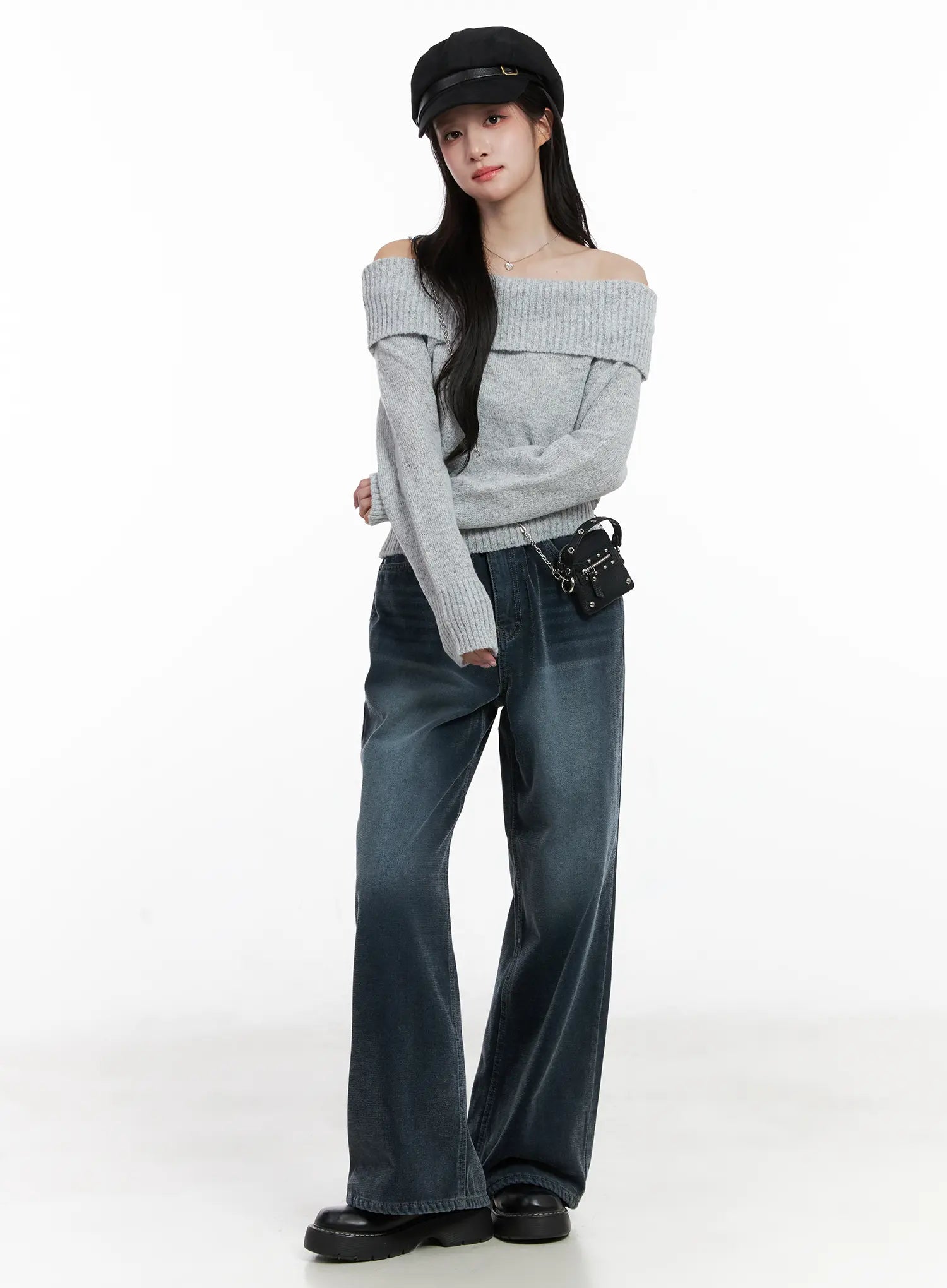zariah-baggy-jeans-cn526 / Dark blue