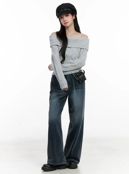 zariah-baggy-jeans-cn526 / Dark blue