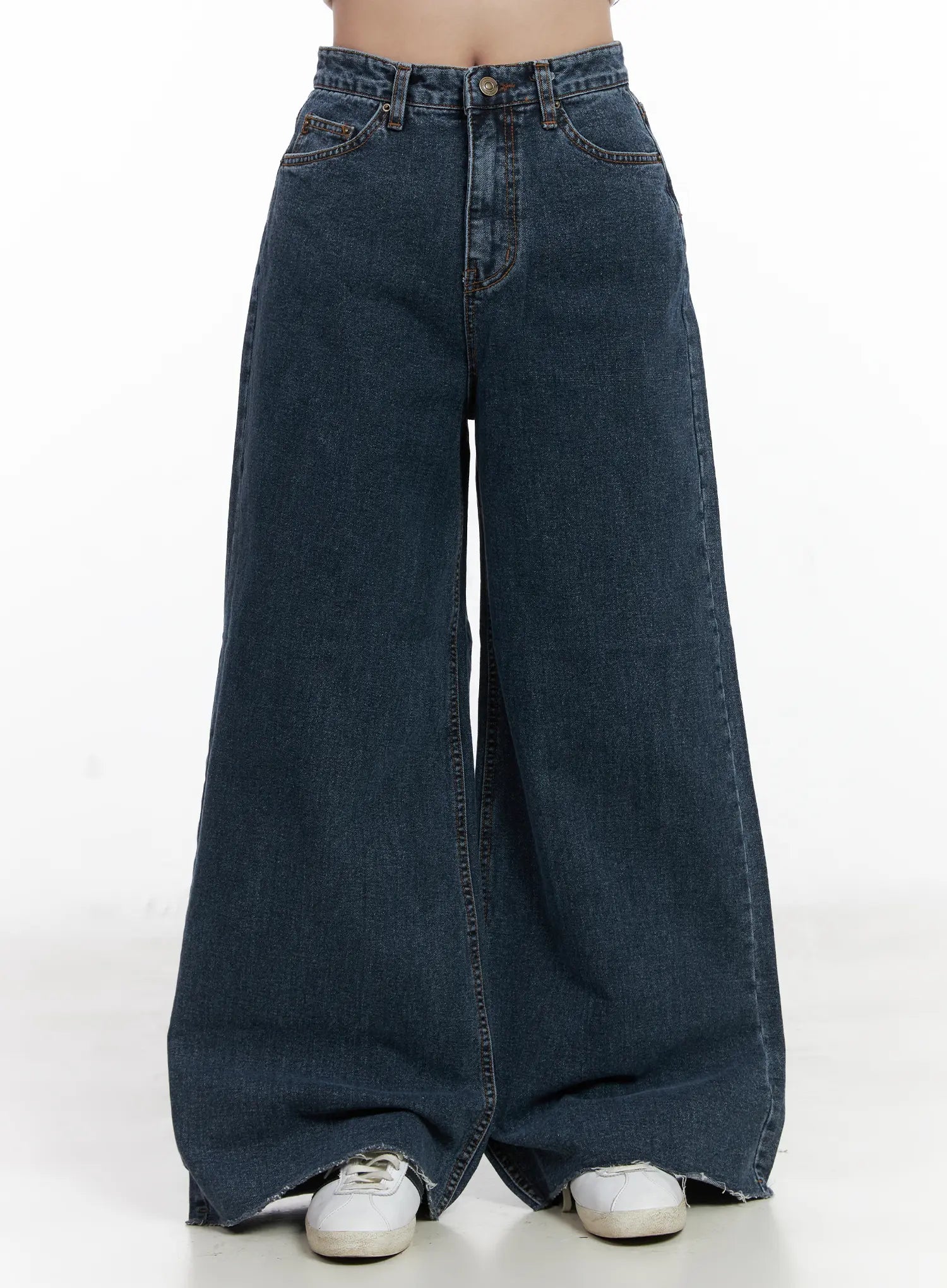 louisa-ultra-wide-flared-jeans-cn527 / Dark blue