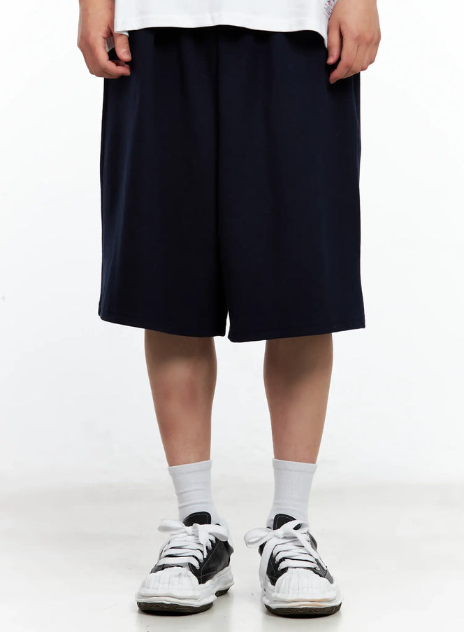 mens-soft-bermuda-sweatshorts-il514 / Dark blue