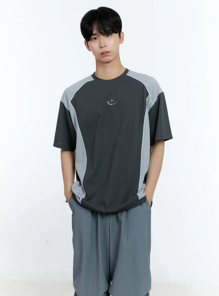 mens-casual-t-shirt-ig501 / Dark gray